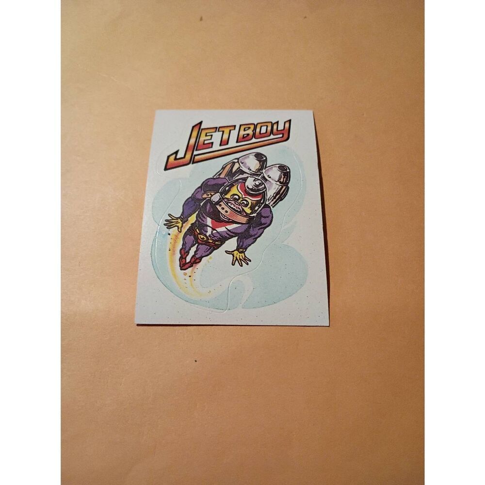 1983 General Mills Zero Hero Trading Card Sticker Vintage #62 Jet Boy